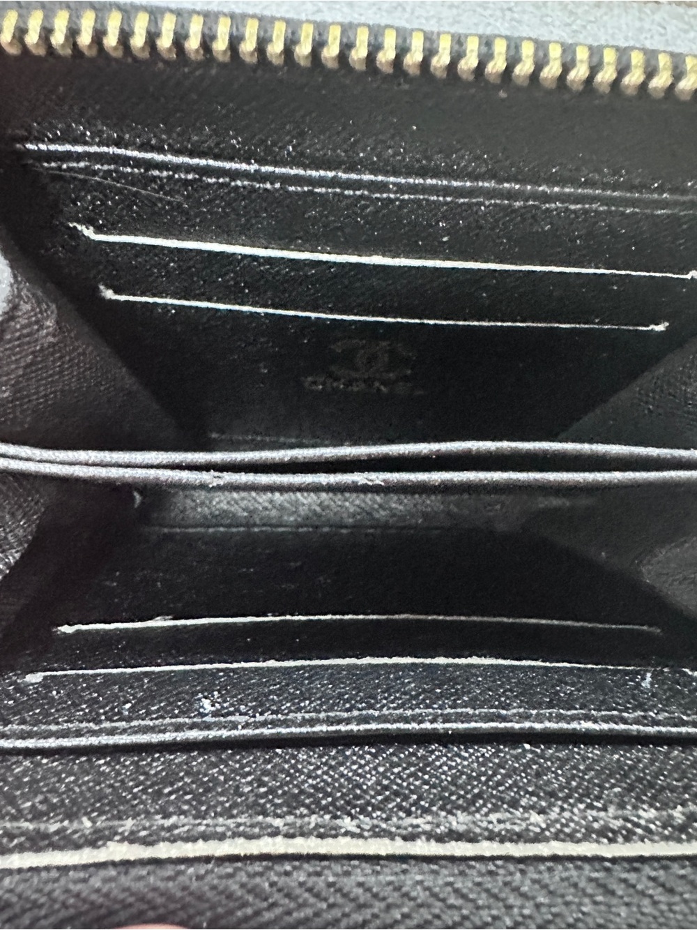 2017 CHANEL Black Quilted Leather Zip Wallet - Picture 7 of 11